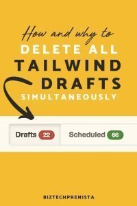 Delete Tailwind Drafts Simultaneously