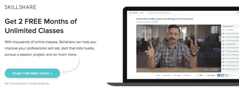 2 FREE Months of Skillshare